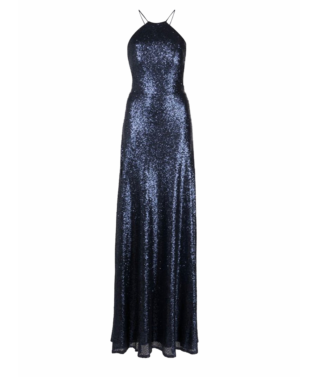 MARCHESA NOTTE Синее вискозное вечернее платье, фото 1