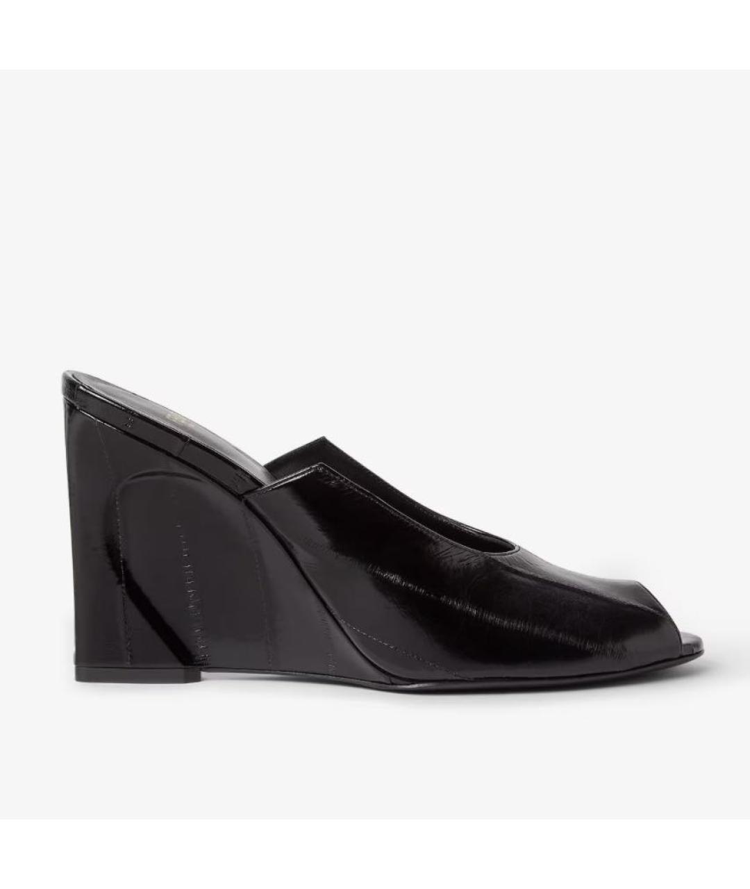 FENDI Черные мюли, фото 6