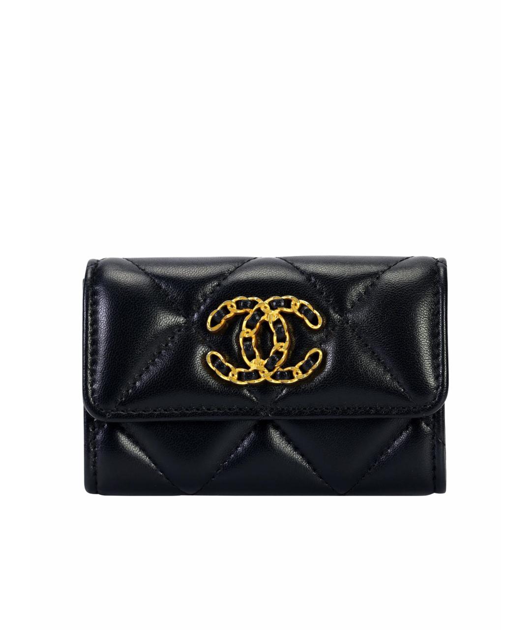 CHANEL Черный кожаный кардхолдер, фото 9