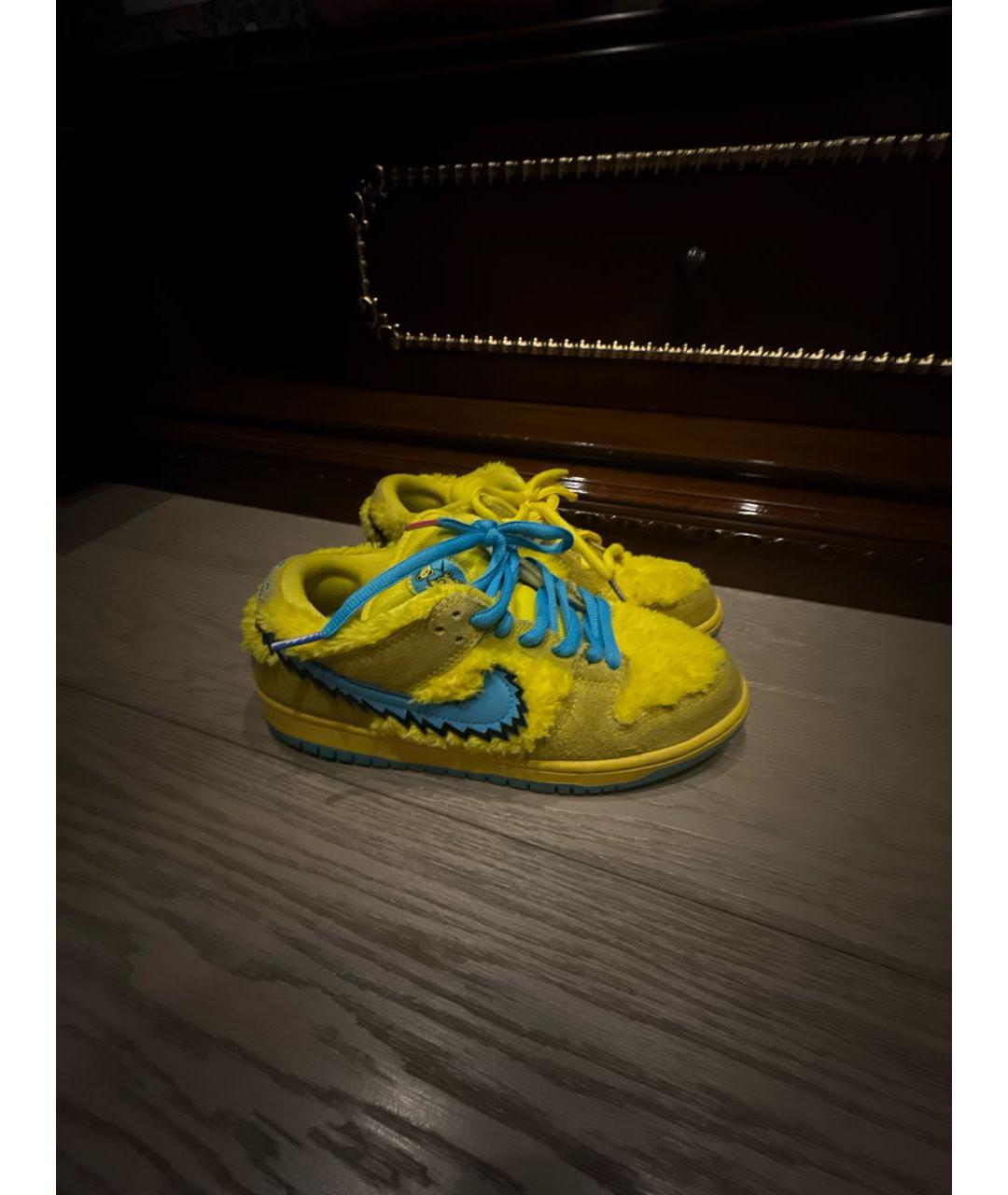 NIKELAB Желтые низкие кроссовки / кеды, фото 5