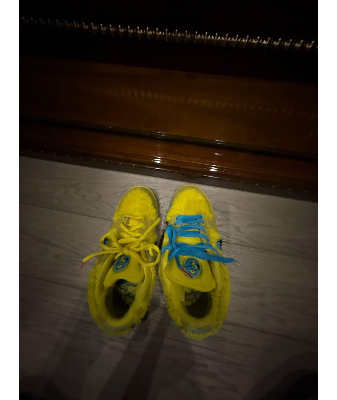 NIKELAB Желтые низкие кроссовки / кеды, фото 3