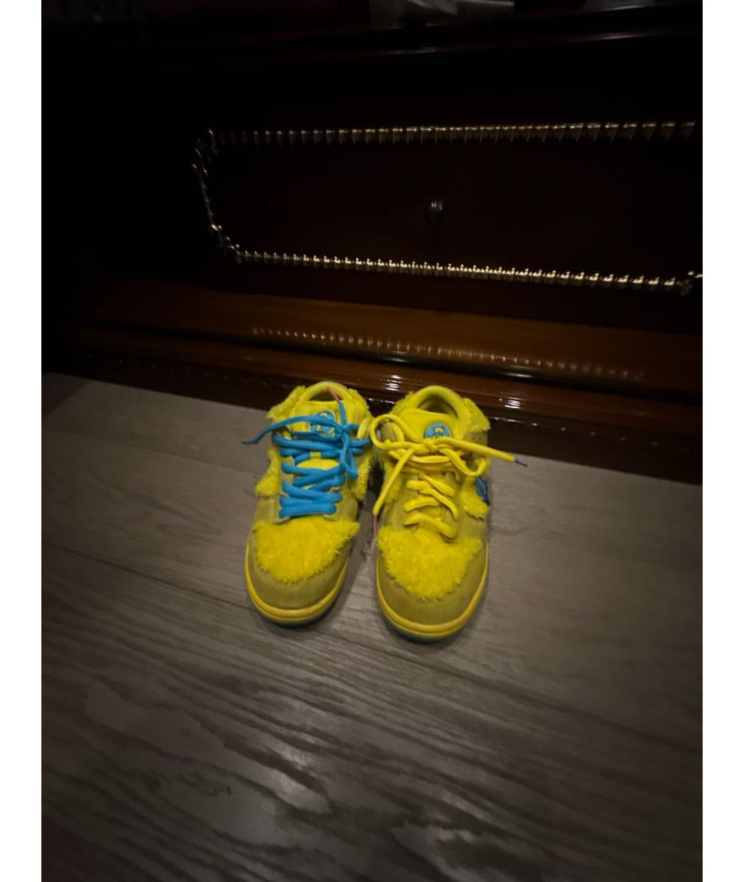 NIKELAB Желтые низкие кроссовки / кеды, фото 2