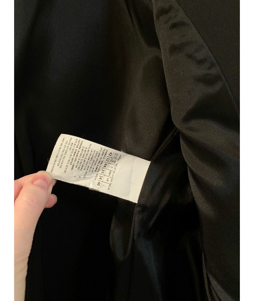 MAX MARA Черный шерстяной жакет/пиджак, фото 5