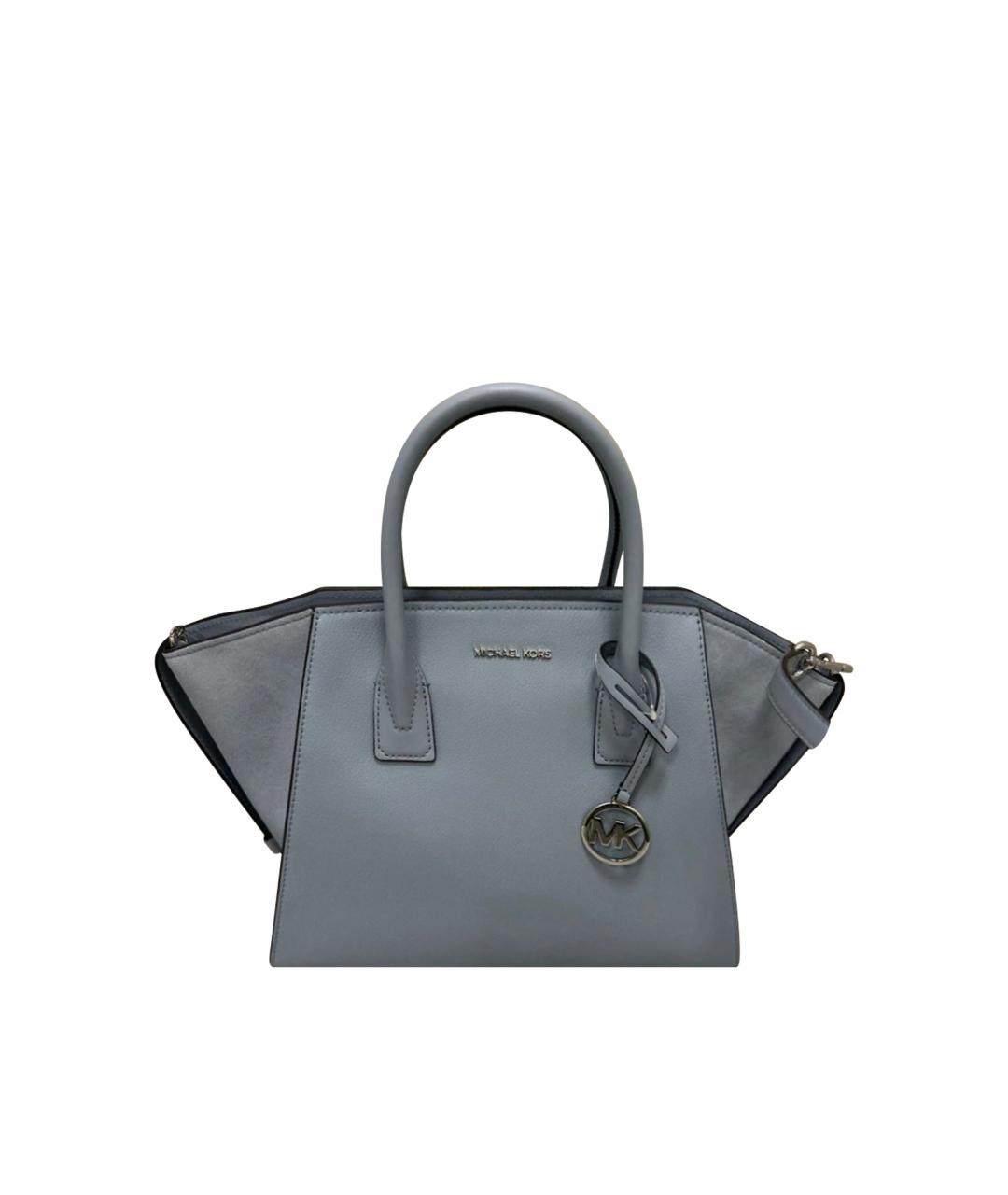 MICHAEL KORS Голубая сумка тоут, фото 1