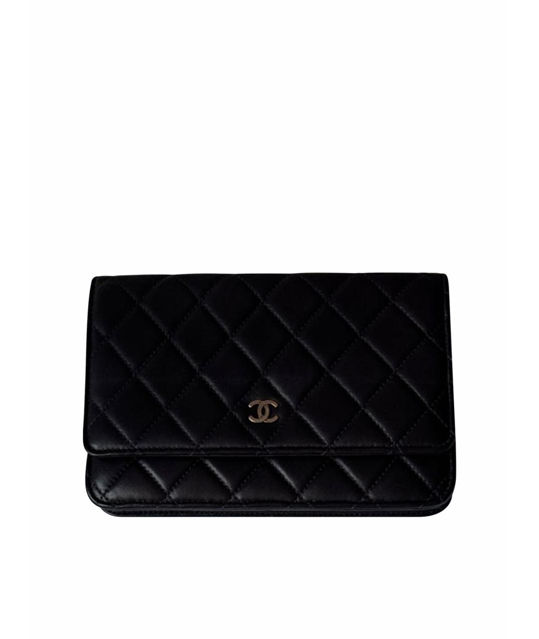 CHANEL Коричневая кожаная сумка через плечо, фото 1