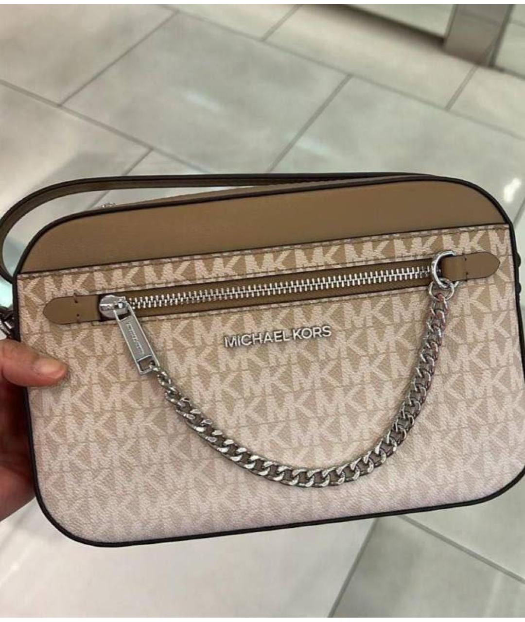 MICHAEL KORS Коричневая сумка через плечо, фото 4