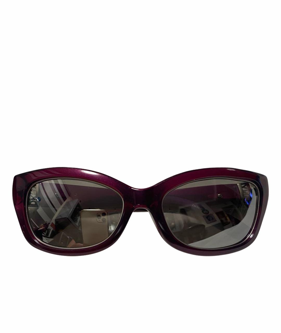DKNY Фиолетовые пластиковые солнцезащитные очки, фото 1