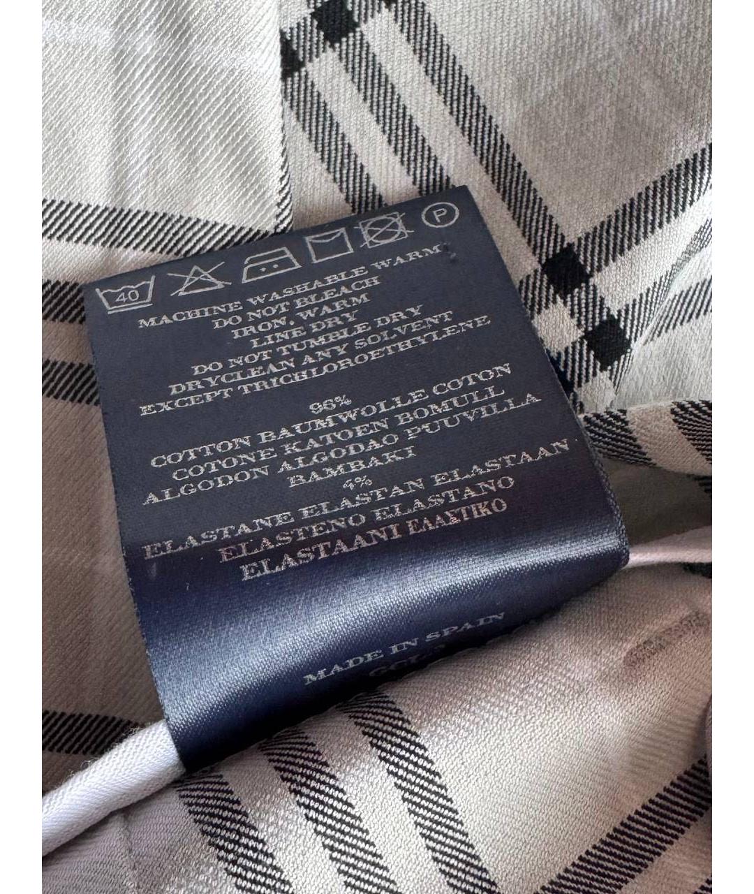 BURBERRY Прямые брюки, фото 5
