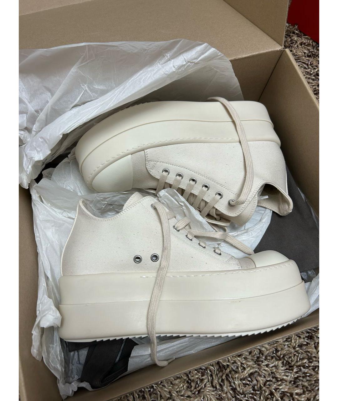 RICK OWENS Низкие кроссовки / кеды, фото 4