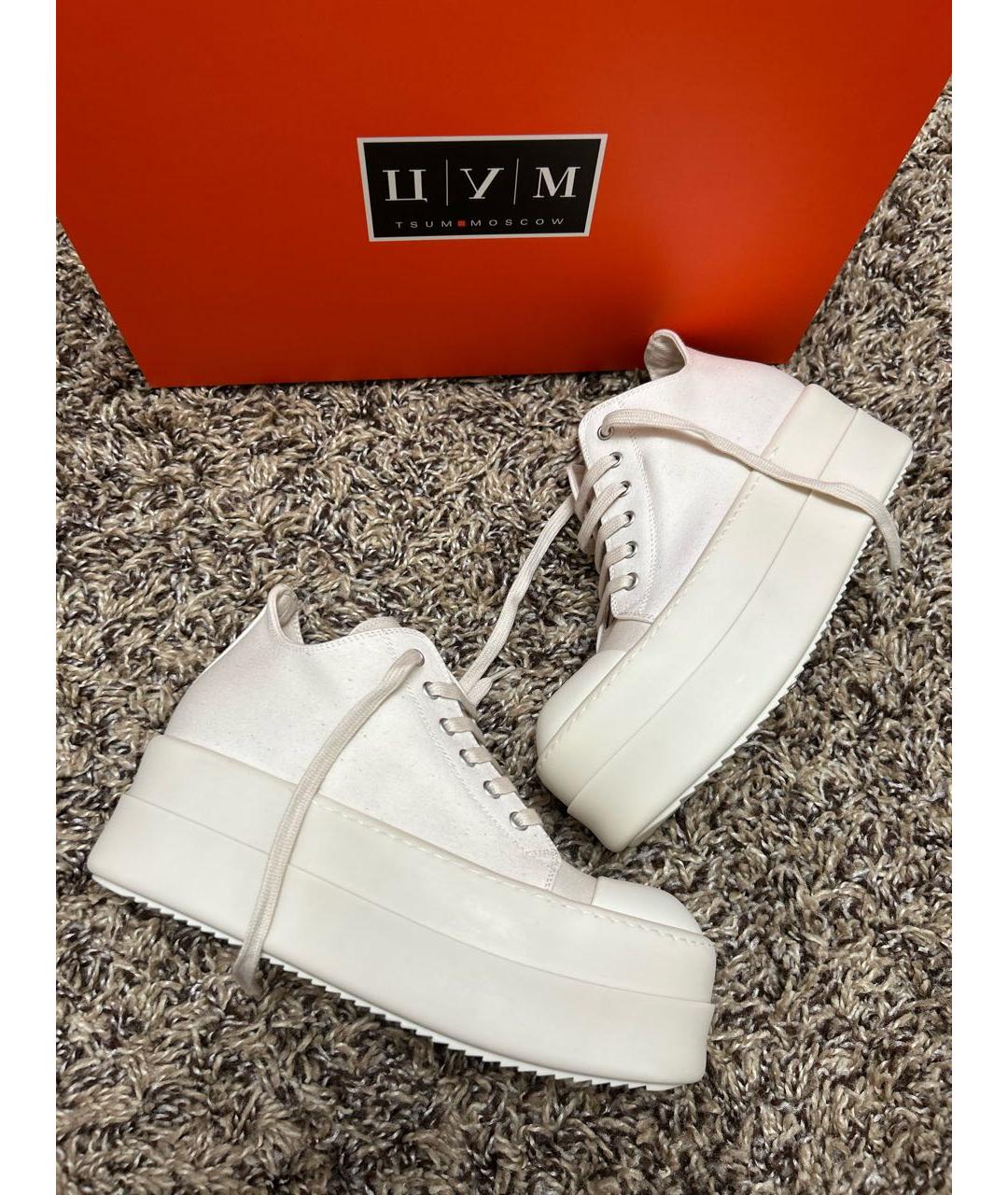 RICK OWENS Низкие кроссовки / кеды, фото 2