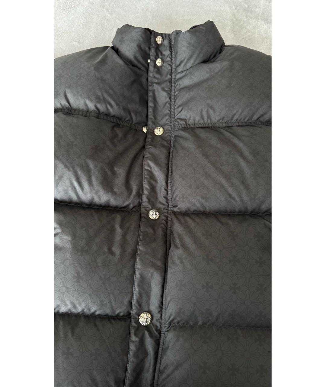 CHROME HEARTS Черная полиэстеровая куртка, фото 4