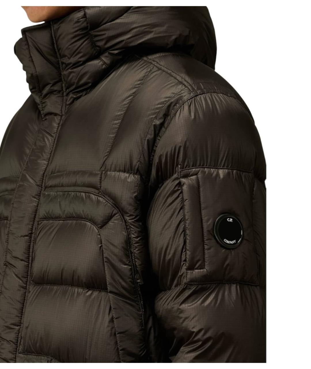 CP COMPANY Хаки полиамидовый пуховик, фото 3