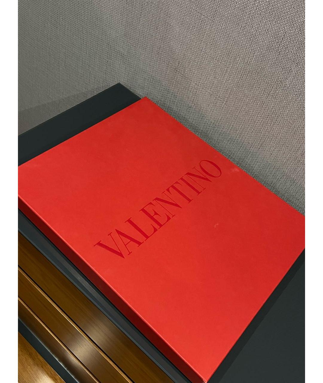 VALENTINO Белый шелковый шарф, фото 4