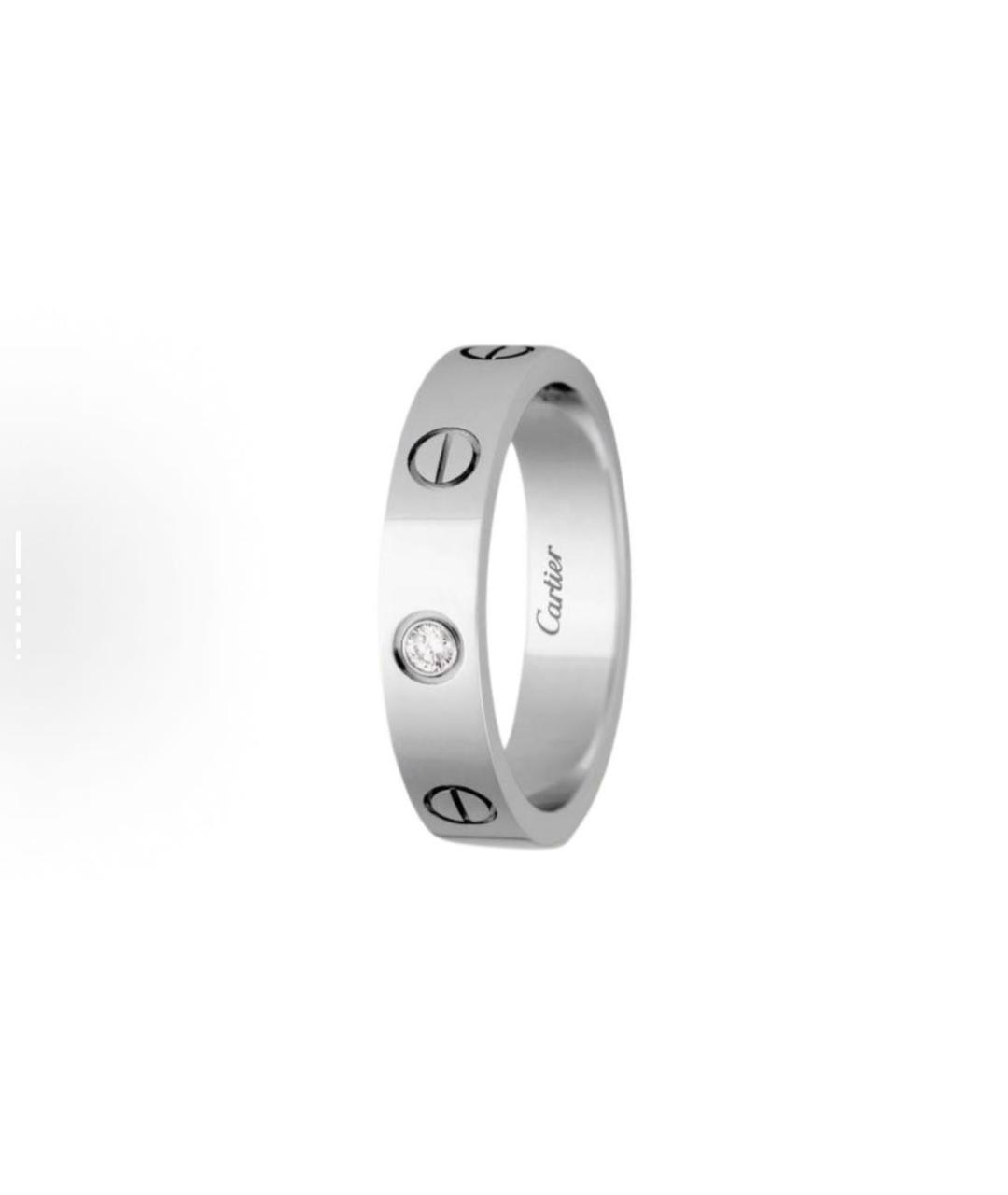 CARTIER Белое кольцо из белого золота, фото 2