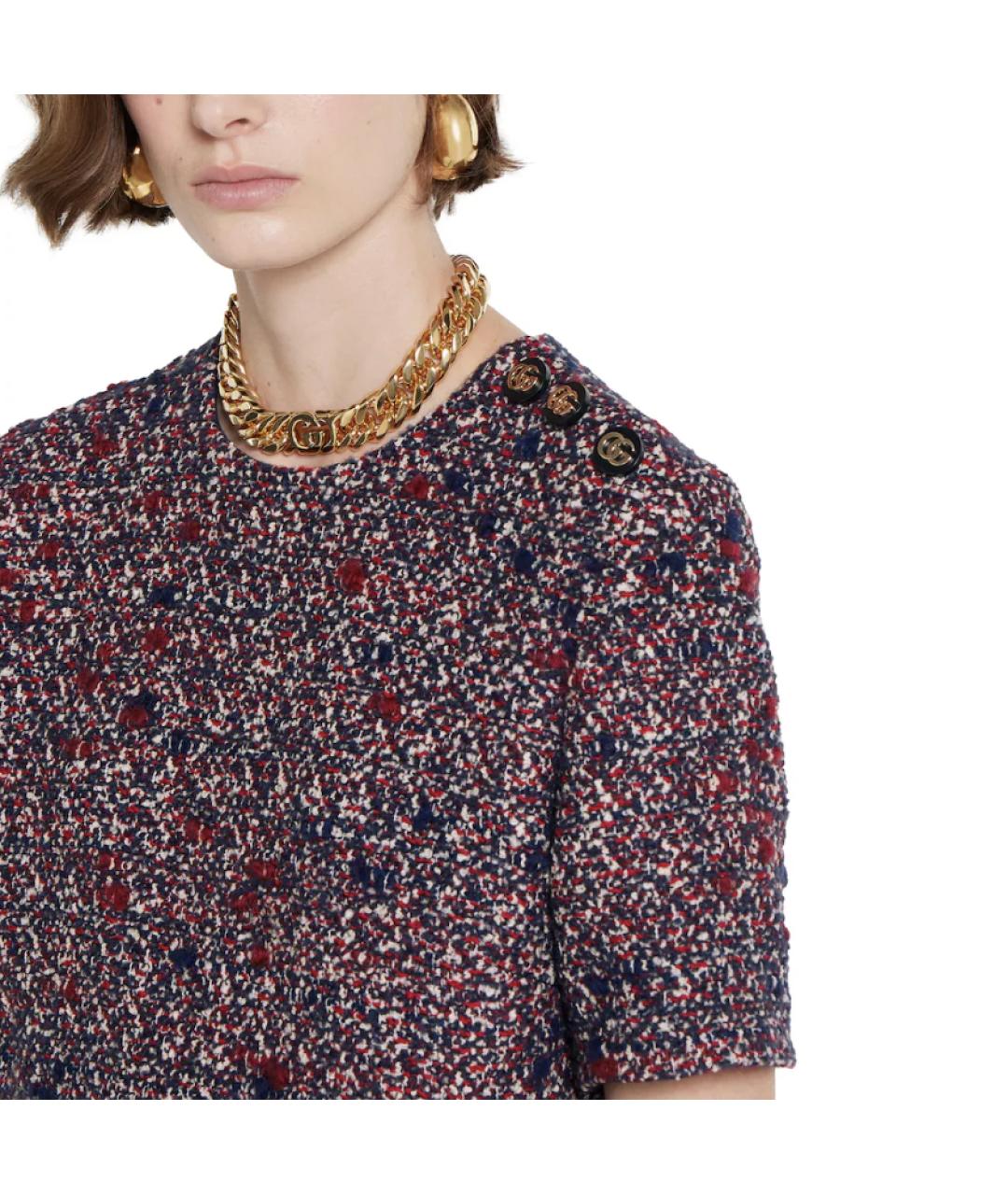 GUCCI Мульти платье, фото 3