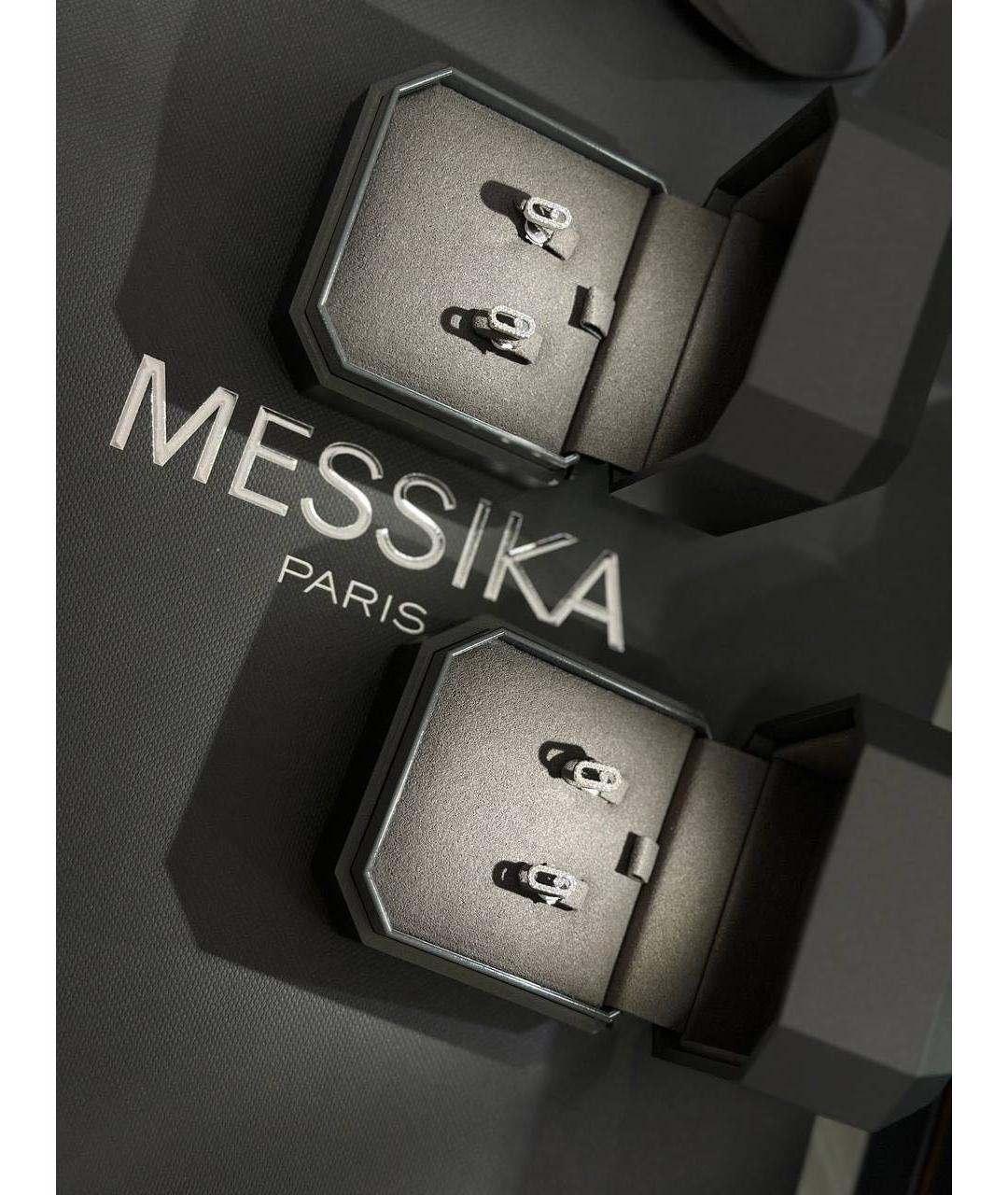 MESSIKA Серебряные серьги из белого золота, фото 4