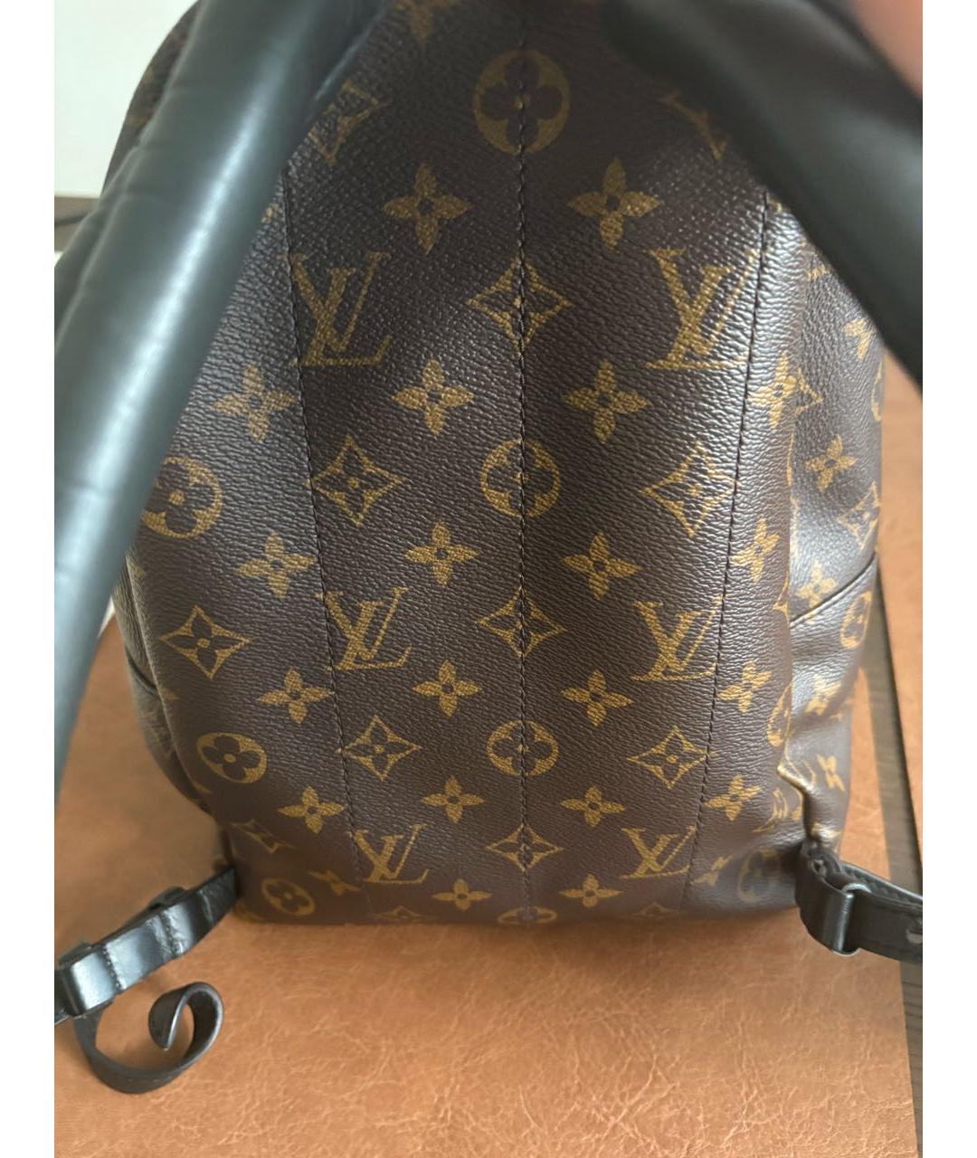 LOUIS VUITTON Коричневый рюкзак, фото 3