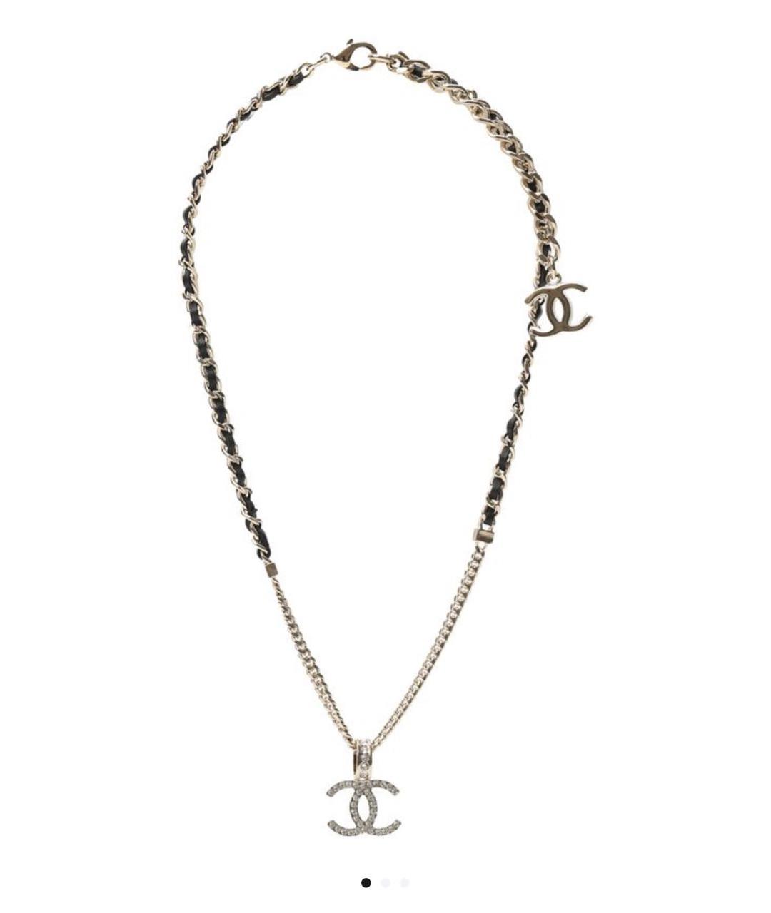 CHANEL Золотая металлическая подвеска, фото 1