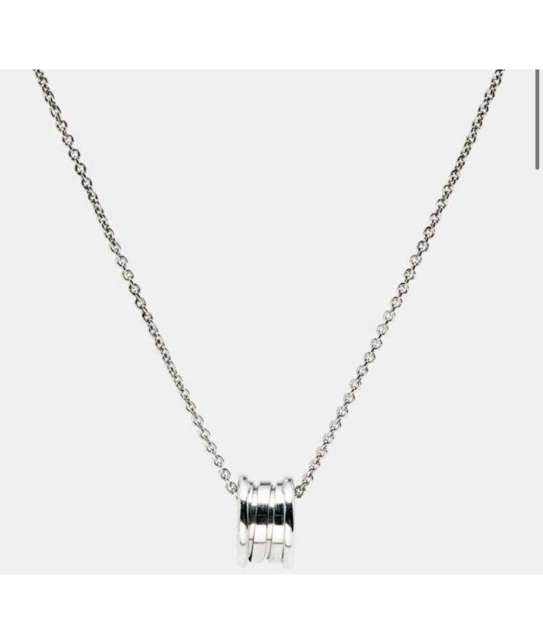 BVLGARI Серебряная подвеска из белого золота, фото 5