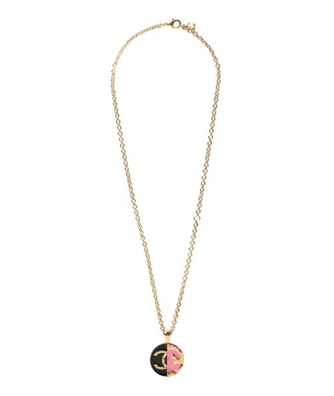 CHANEL Золотая металлическая подвеска, фото 1