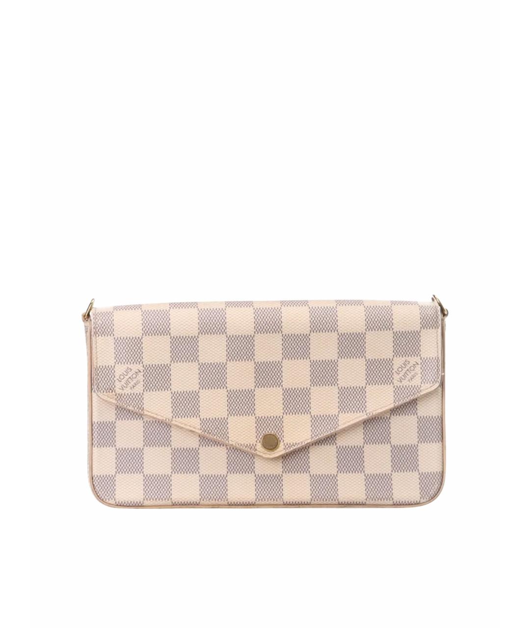LOUIS VUITTON Белая сумка через плечо из искусственной кожи, фото 1