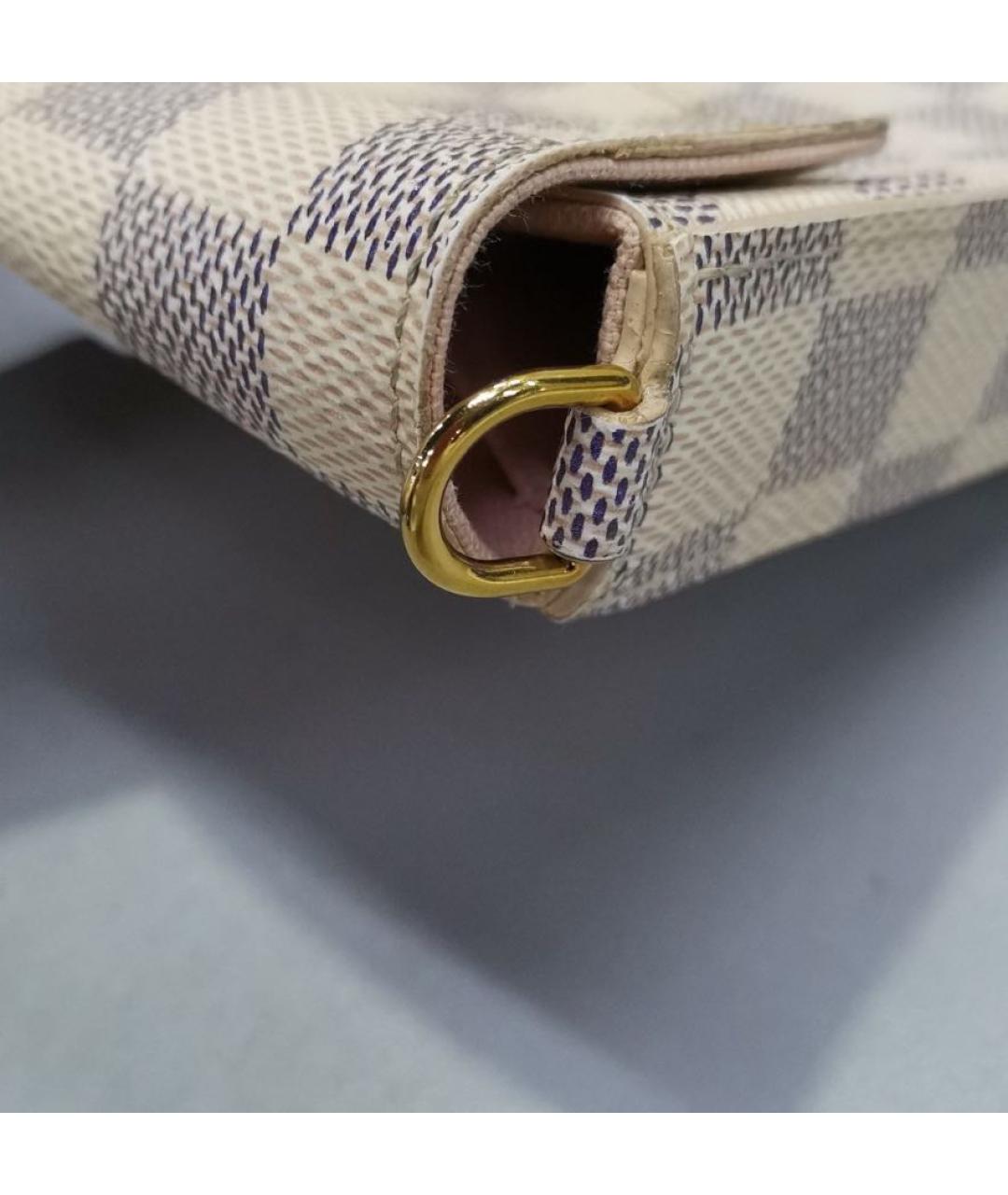 LOUIS VUITTON Белая сумка через плечо из искусственной кожи, фото 7