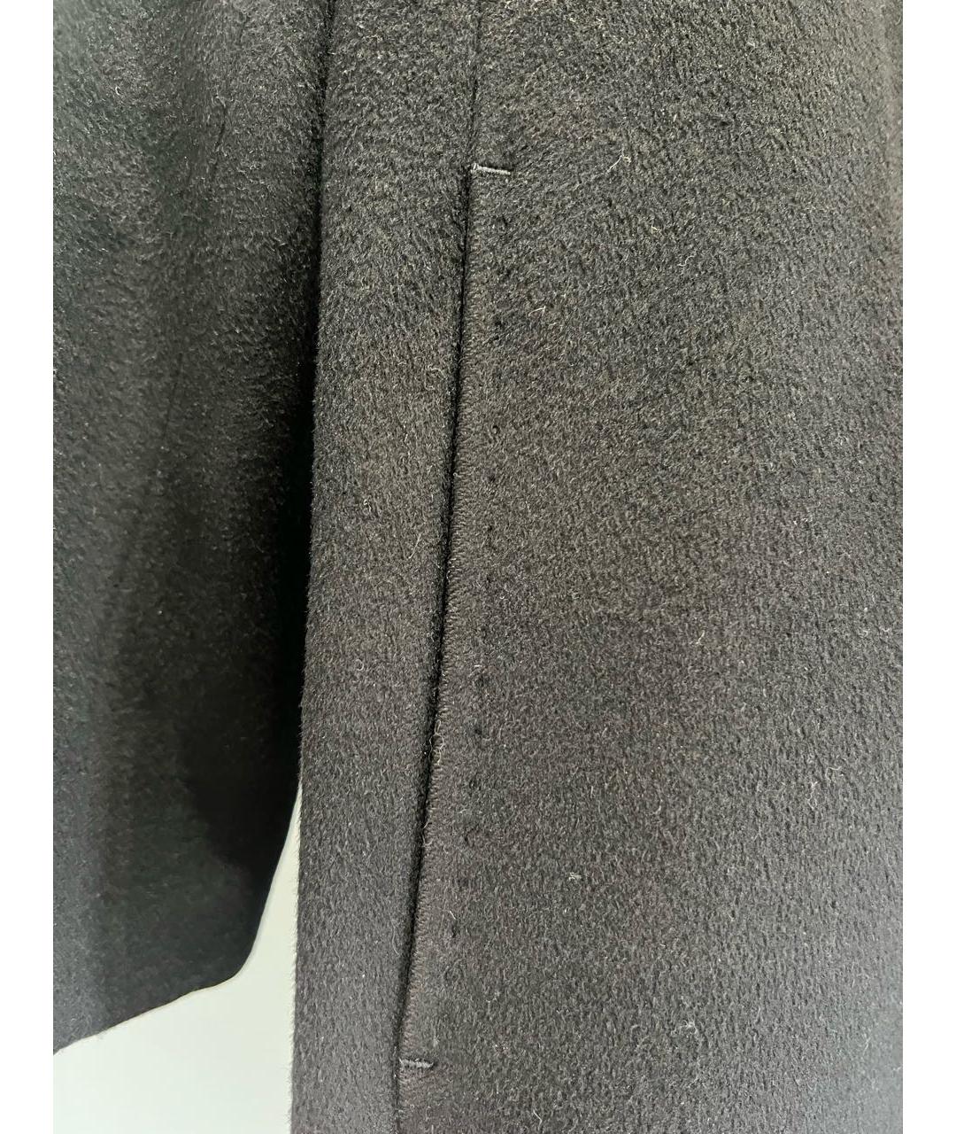 MAX MARA Черное шерстяное пальто, фото 7