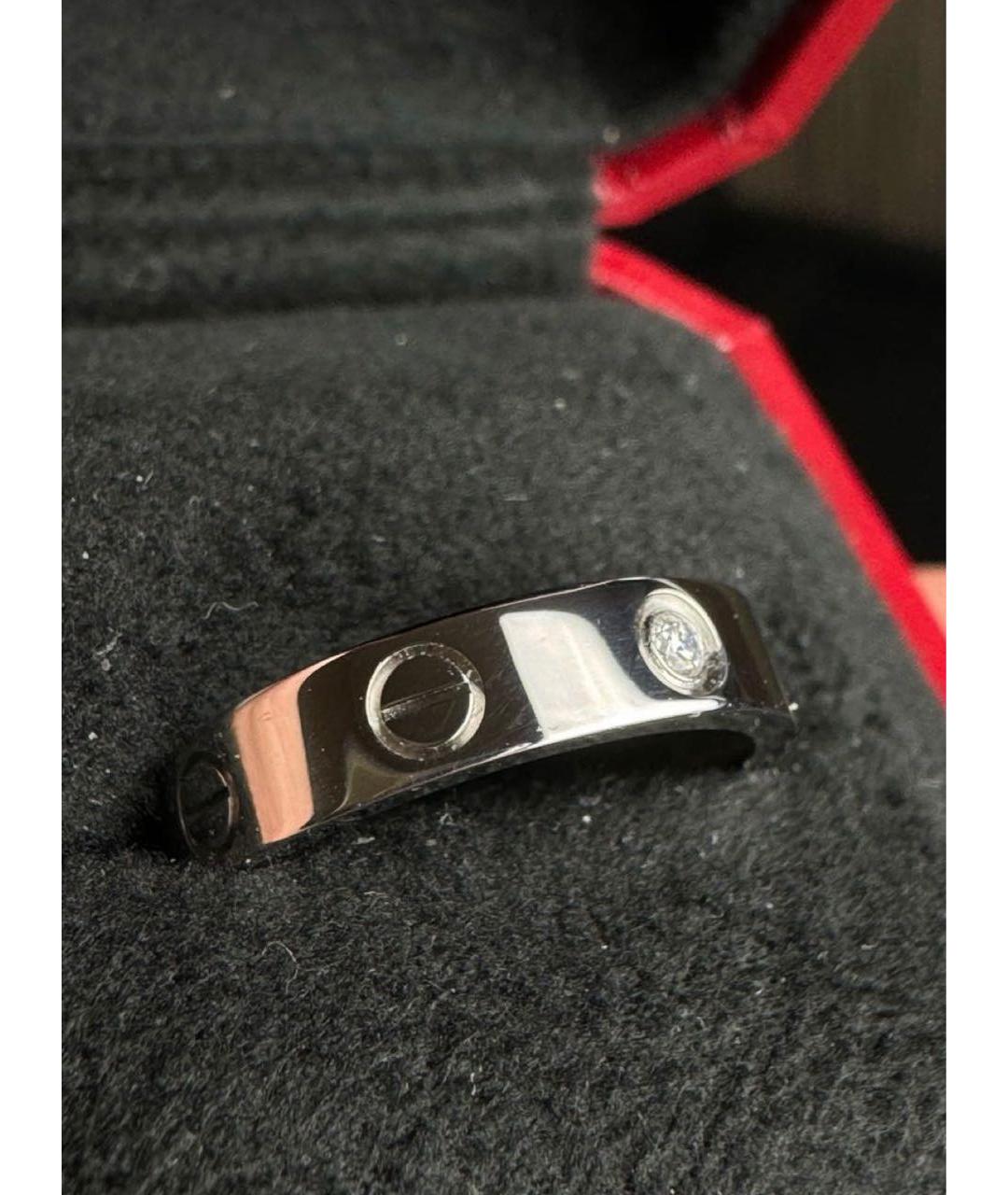 CARTIER Серебряное кольцо из белого золота, фото 3