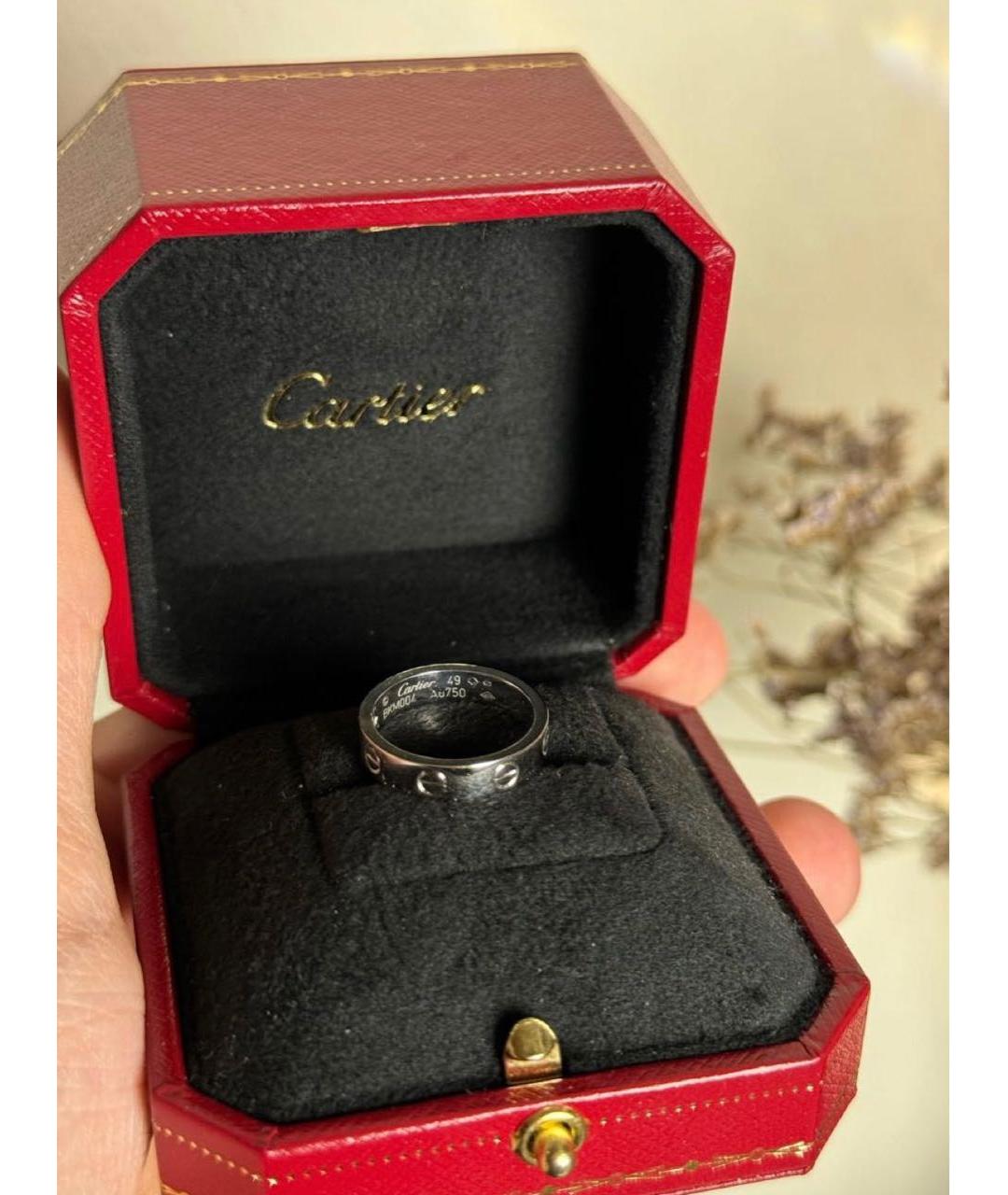 CARTIER Серебряное кольцо из белого золота, фото 2