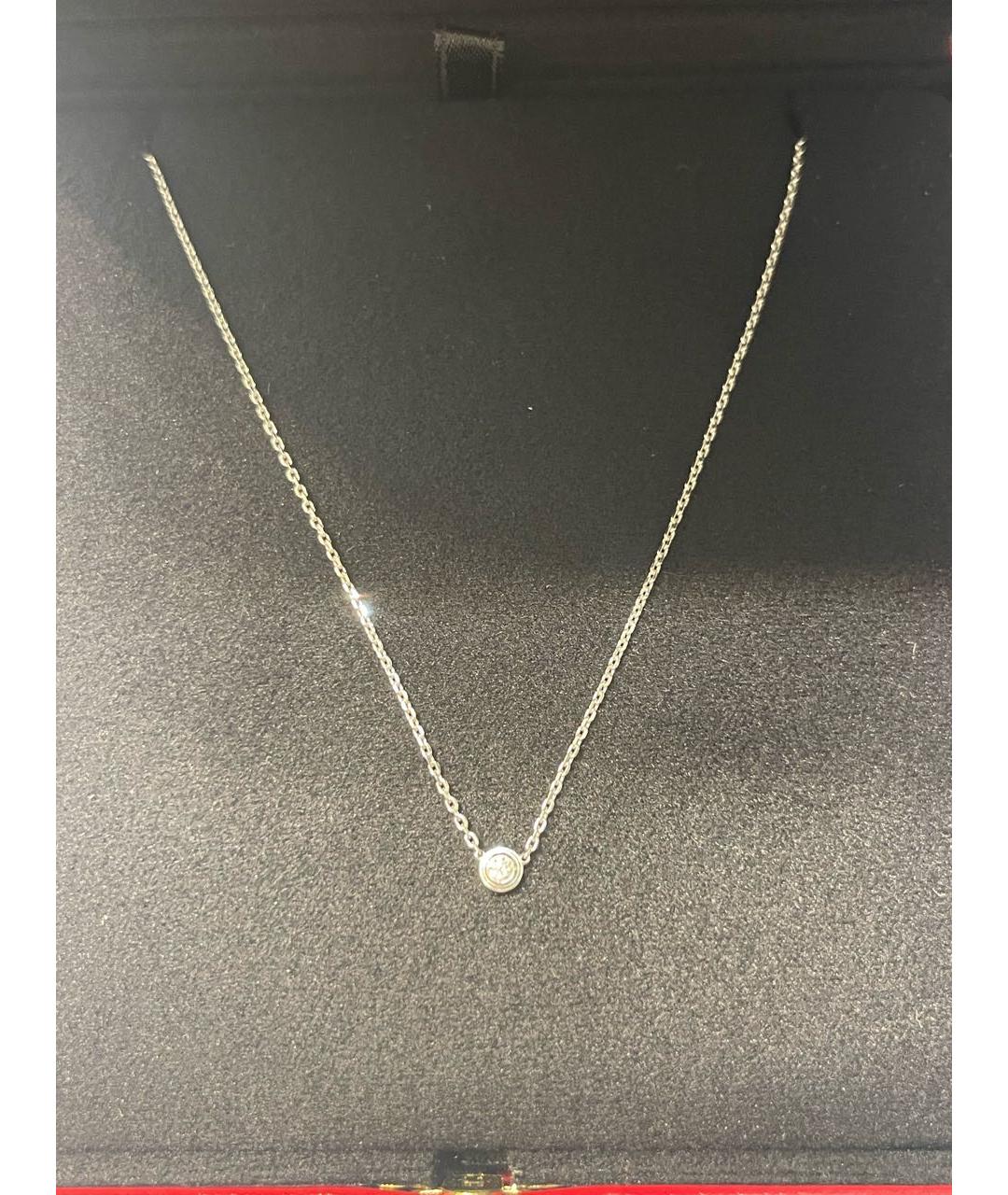 CARTIER Белое колье из белого золота, фото 7