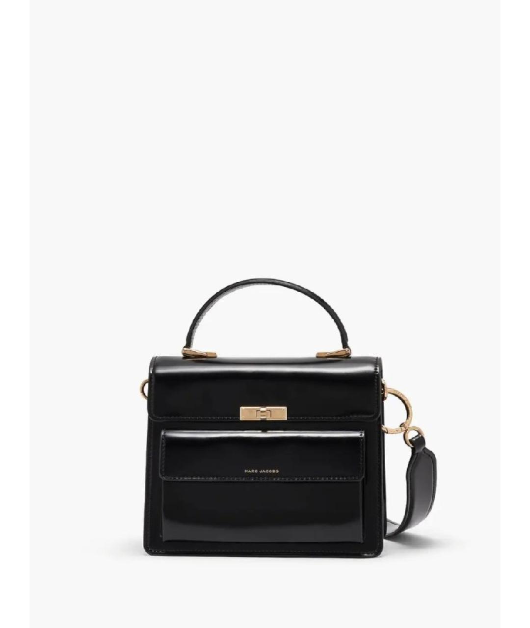MARC JACOBS Черная кожаная сумка тоут, фото 10