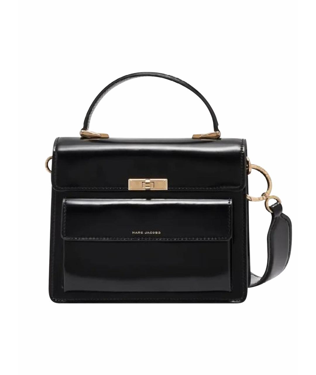 MARC JACOBS Черная кожаная сумка тоут, фото 1