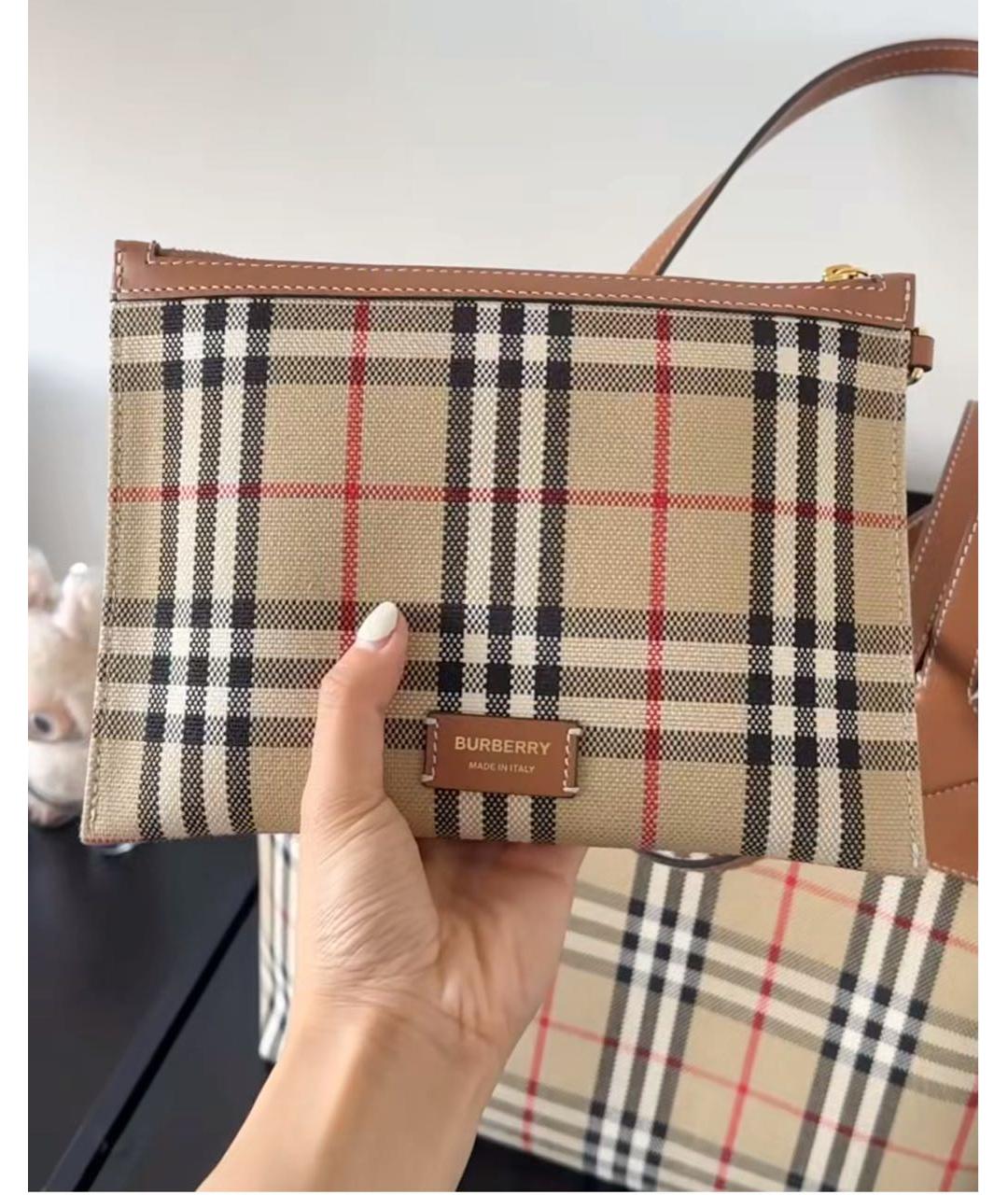 BURBERRY Мульти сумка тоут, фото 7