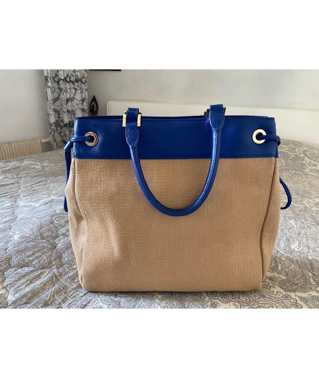 TORY BURCH Мульти кожаная сумка с короткими ручками, фото 2