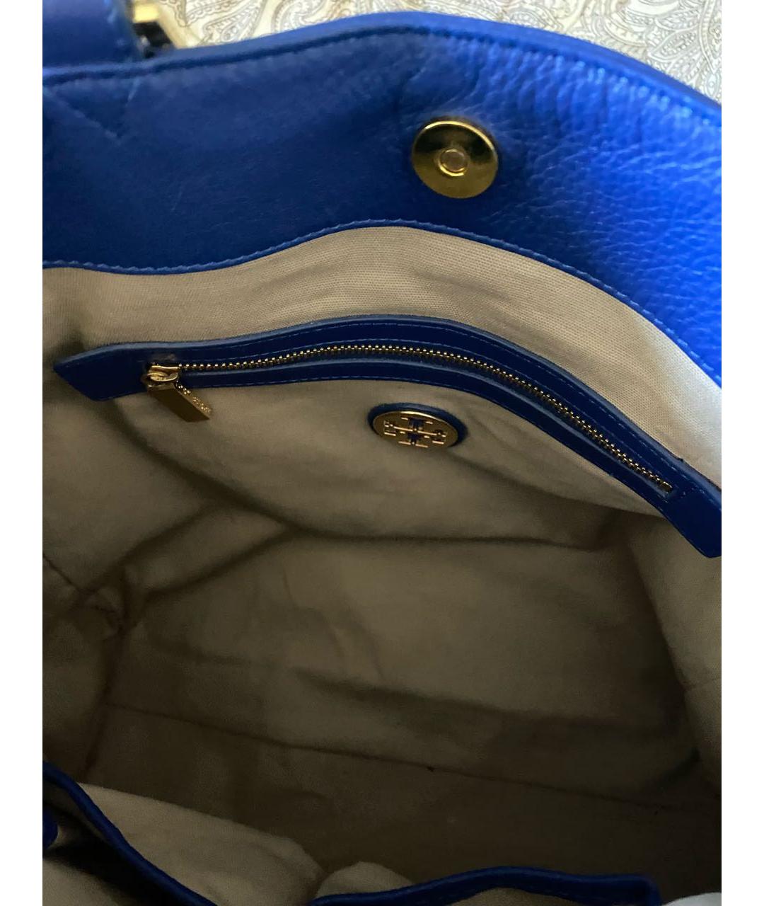 TORY BURCH Мульти кожаная сумка с короткими ручками, фото 4