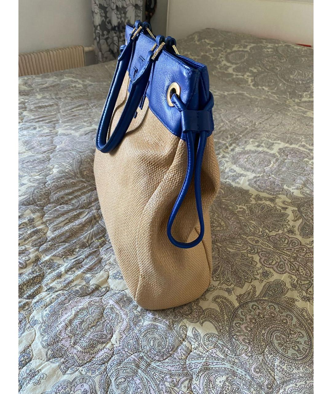 TORY BURCH Мульти кожаная сумка с короткими ручками, фото 3
