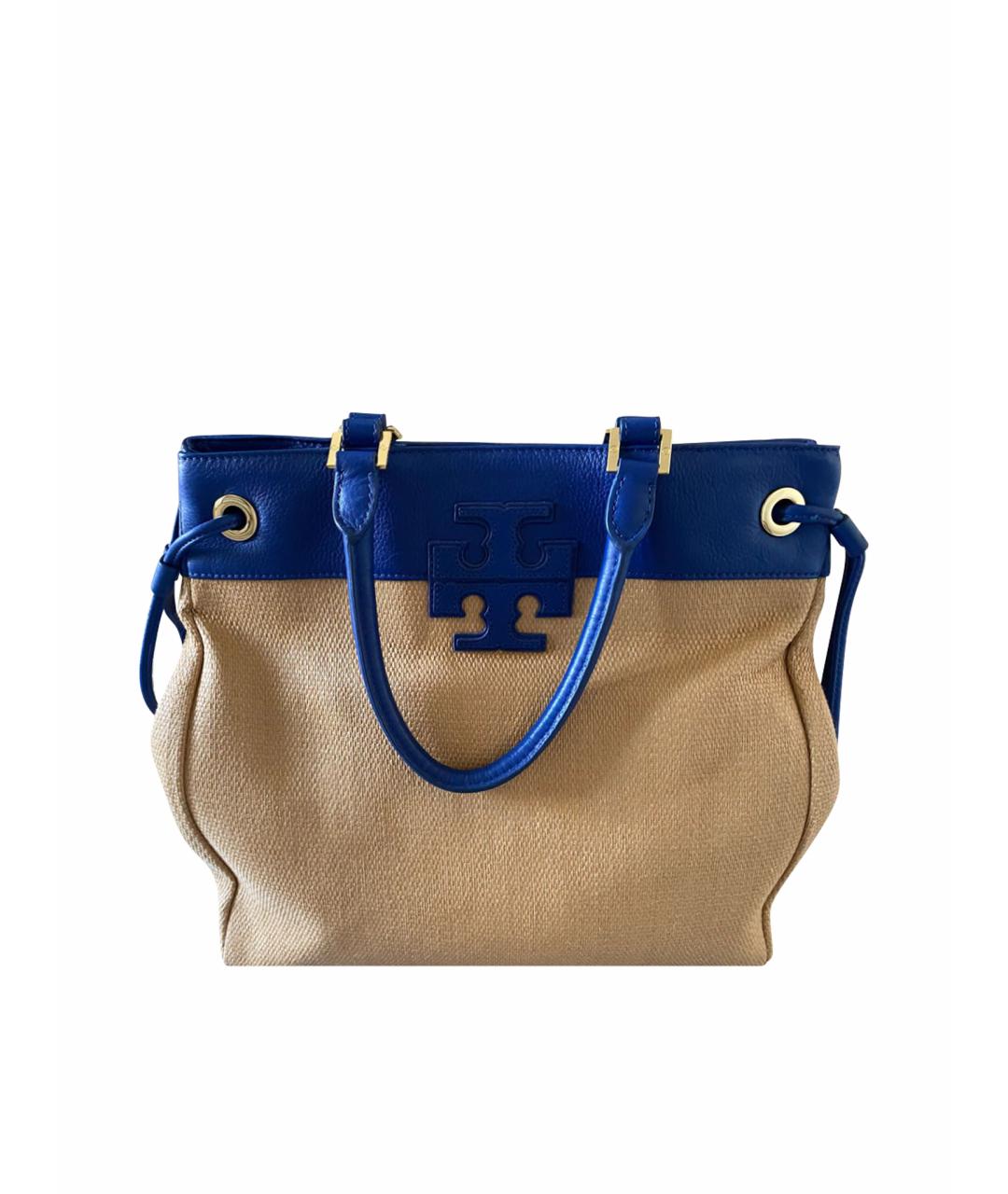 TORY BURCH Мульти кожаная сумка с короткими ручками, фото 1