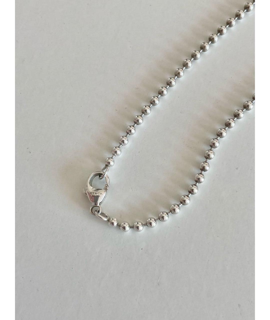 TIFFANY&CO Бирюзовое серебряное колье, фото 4