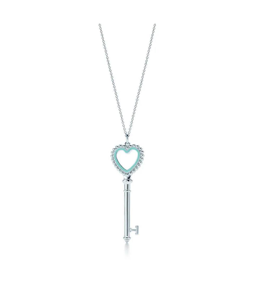 TIFFANY&CO Бирюзовое серебряное колье, фото 1