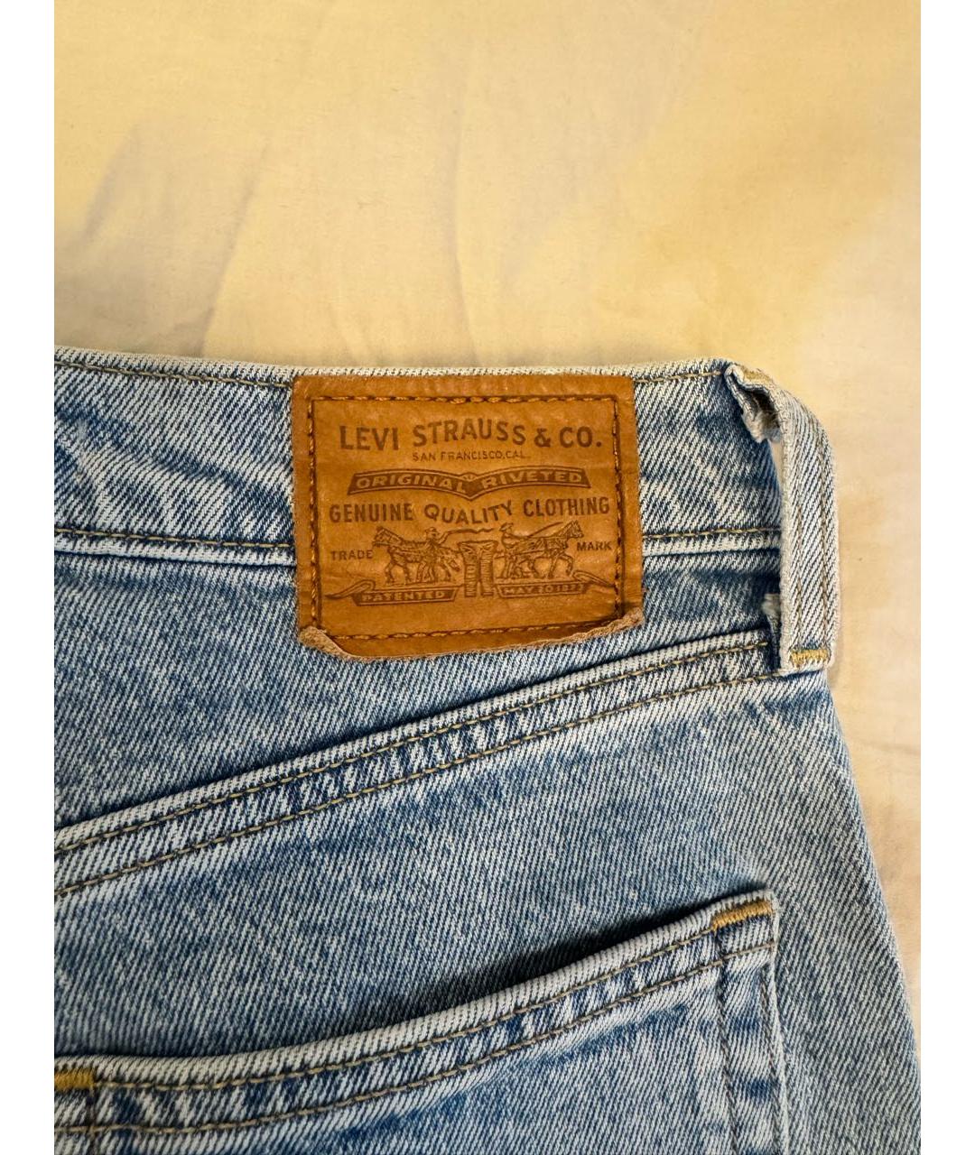 LEVI'S Синие прямые джинсы, фото 6
