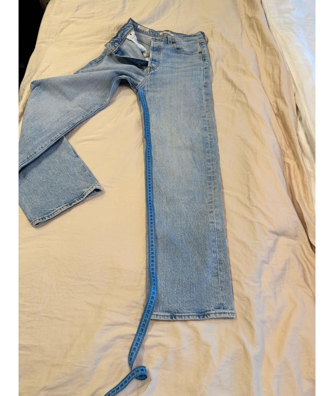 LEVI'S Синие прямые джинсы, фото 5
