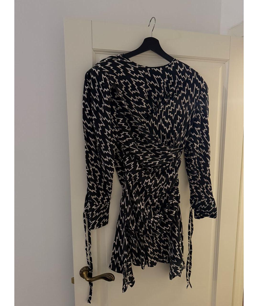 ISABEL MARANT Темно-синее вискозное повседневное платье, фото 7
