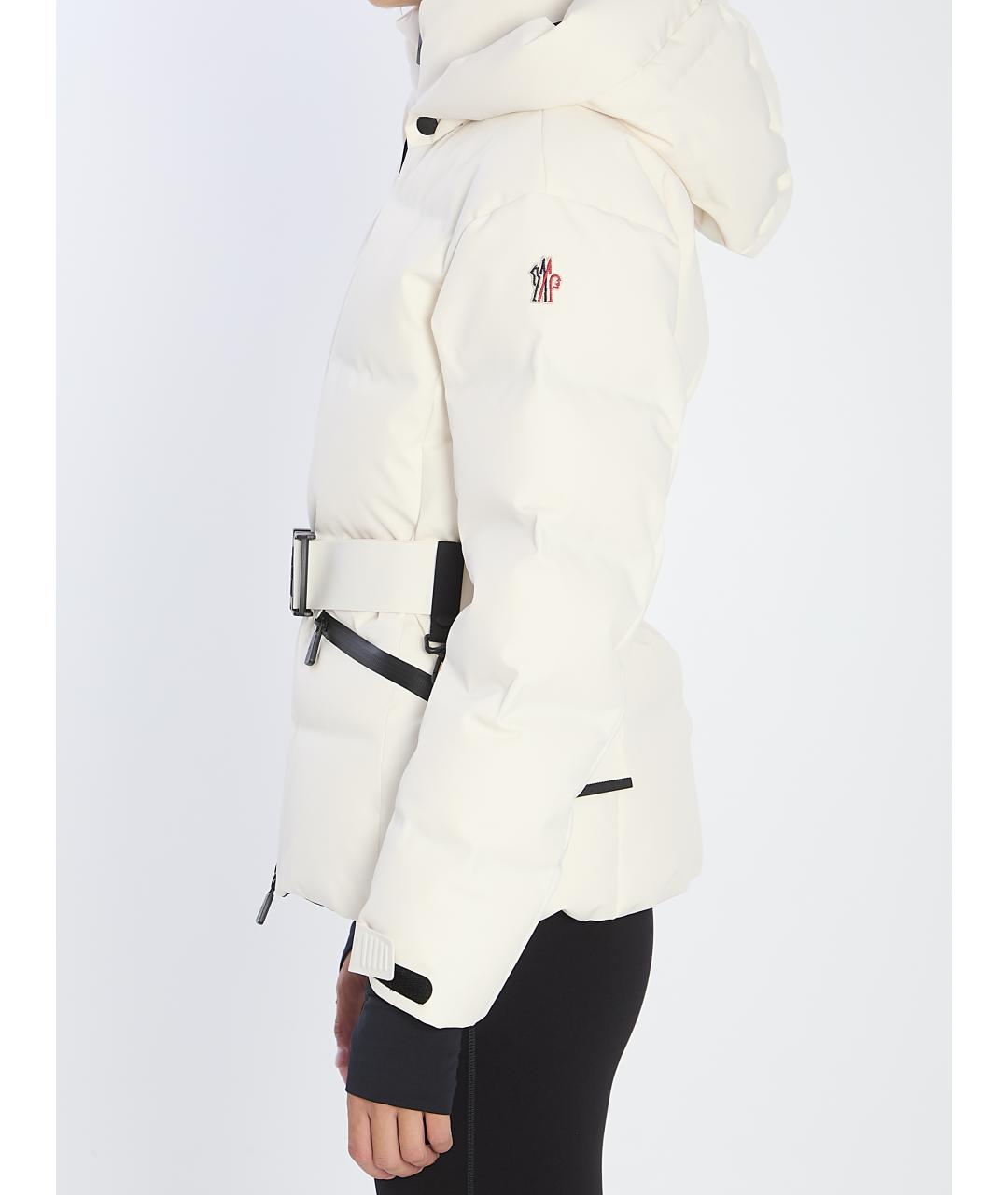 MONCLER GRENOBLE Белая полиэстеровая куртка, фото 4