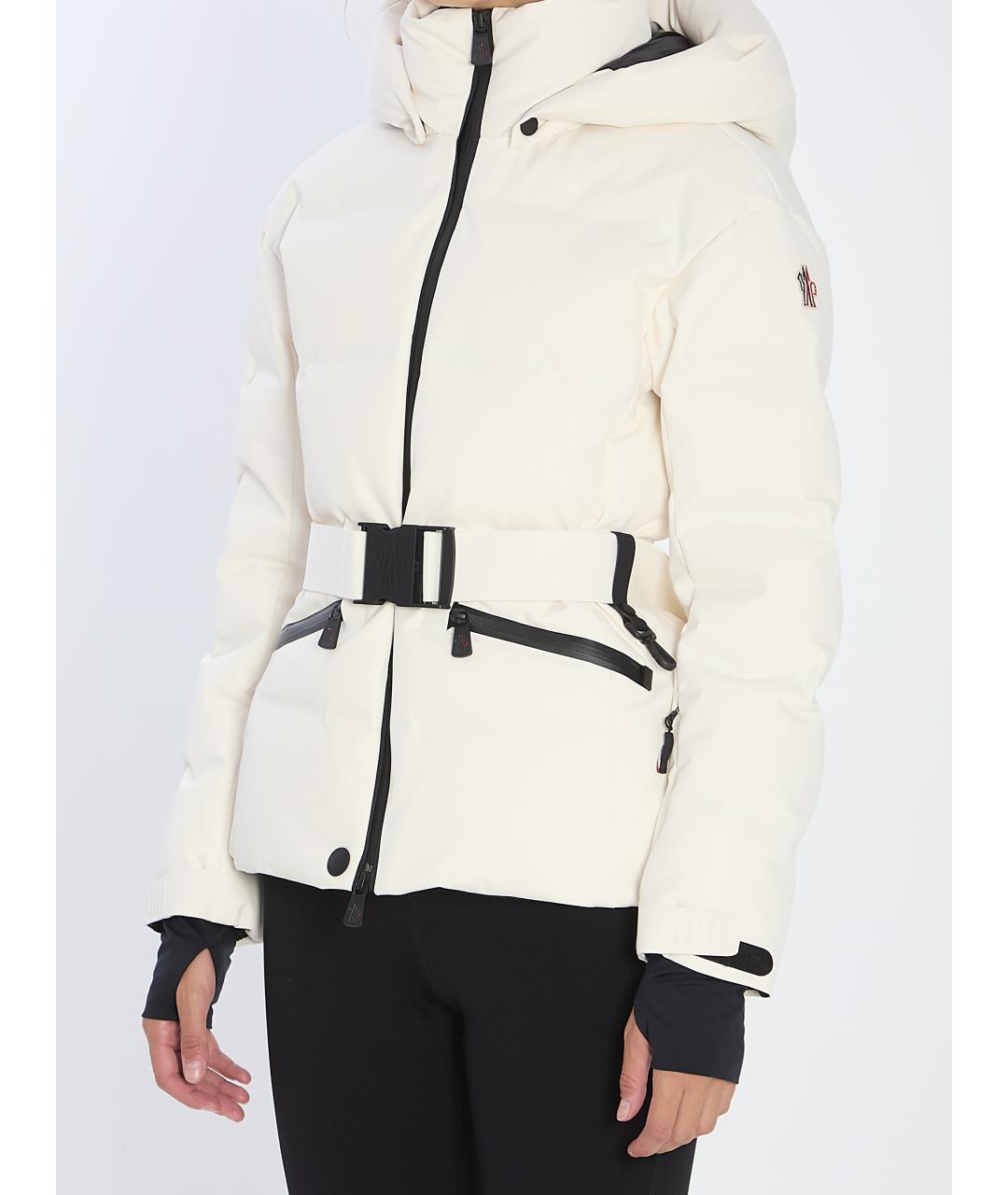 MONCLER GRENOBLE Белая полиэстеровая куртка, фото 3