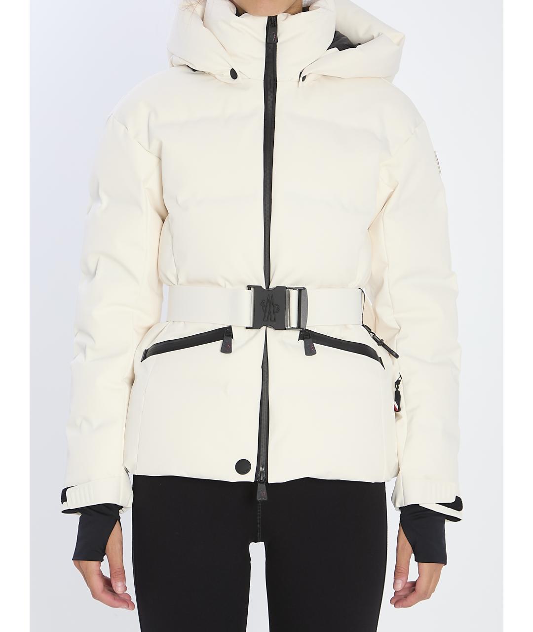 MONCLER GRENOBLE Белая полиэстеровая куртка, фото 2
