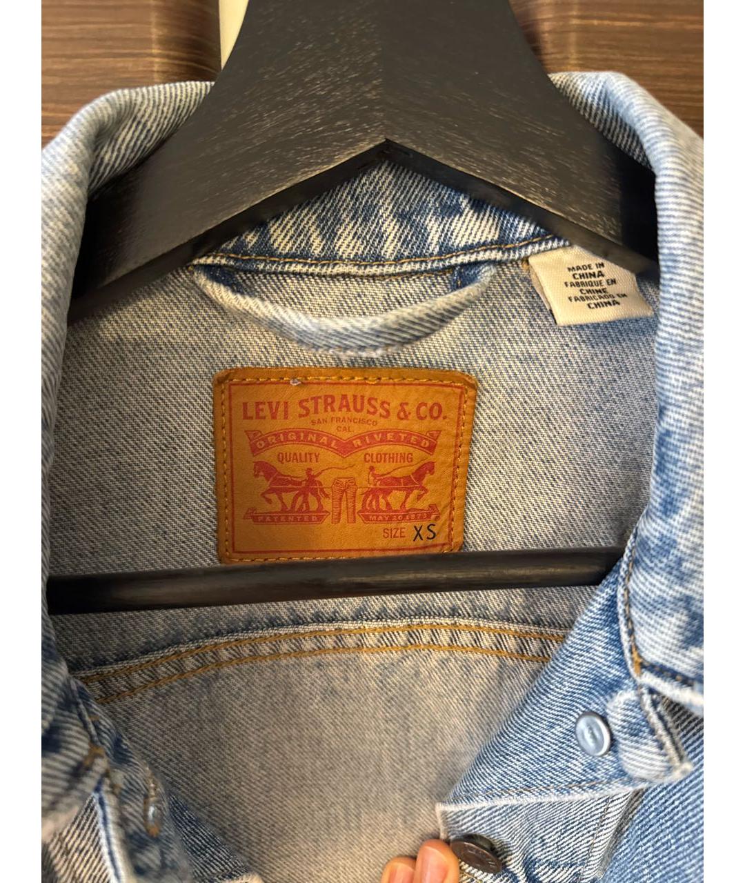 LEVI'S Синяя деним куртка, фото 3