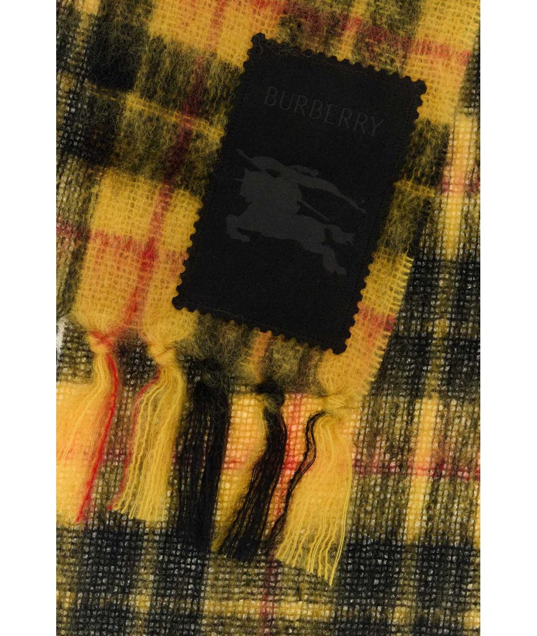 BURBERRY Мульти шерстяной шарф, фото 2