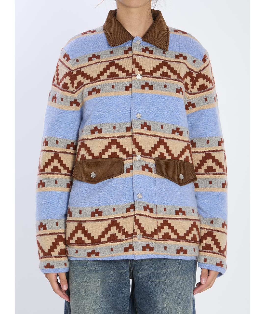 GUEST IN RESIDENCE Голубая шерстяная куртка, фото 2