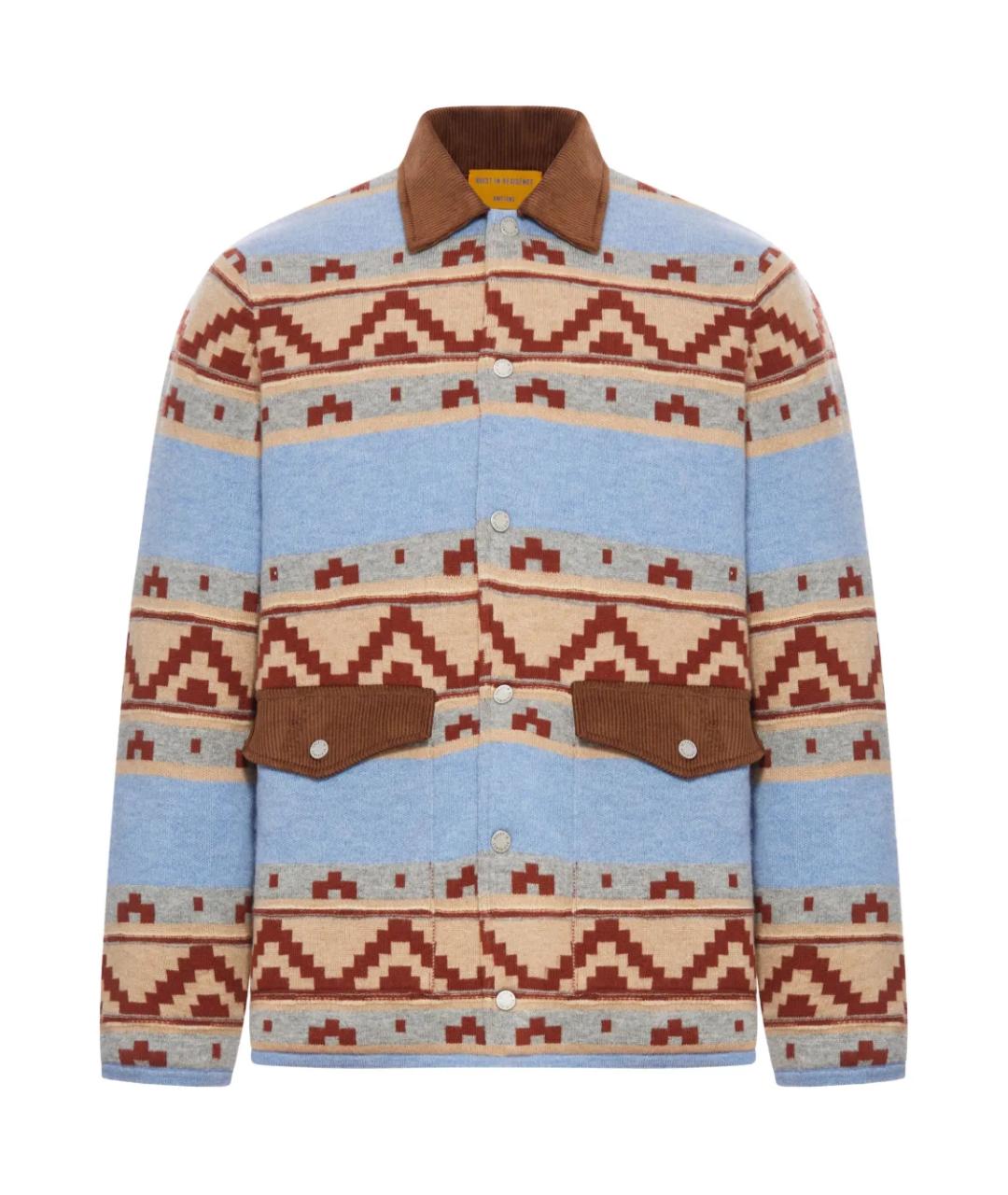 GUEST IN RESIDENCE Голубая шерстяная куртка, фото 1