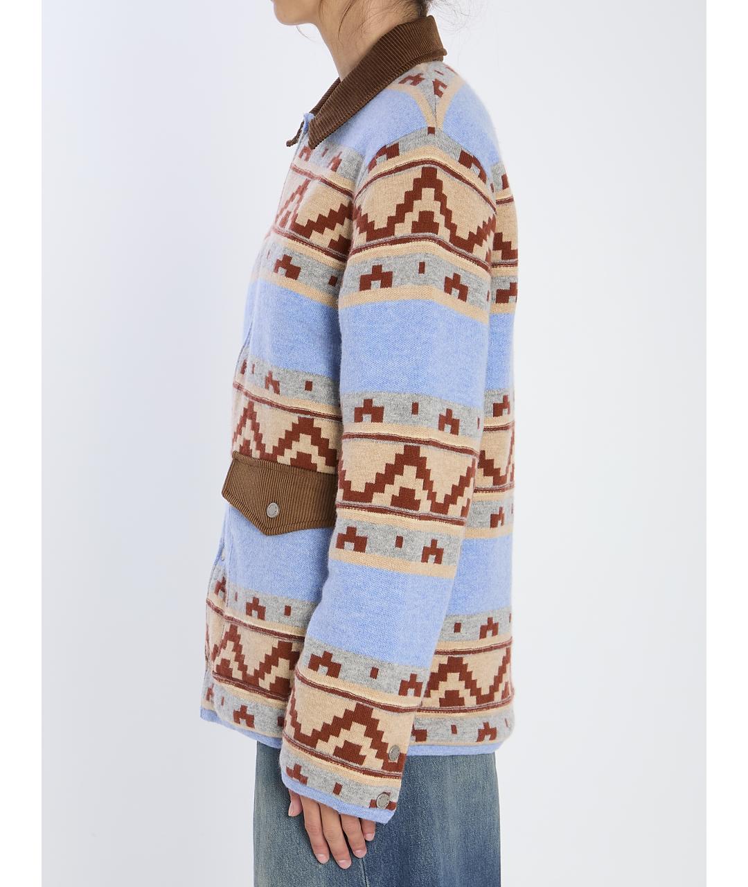 GUEST IN RESIDENCE Голубая шерстяная куртка, фото 4